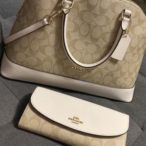 Coach Satchel Bag w Wallet